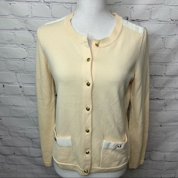 TALBOTS Pure Merino Wool Cardigan Small - Picture 1 of 8